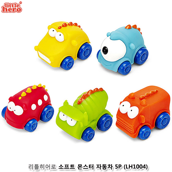 리틀히어로 소프트 몬스터자동차5P (LH1004)