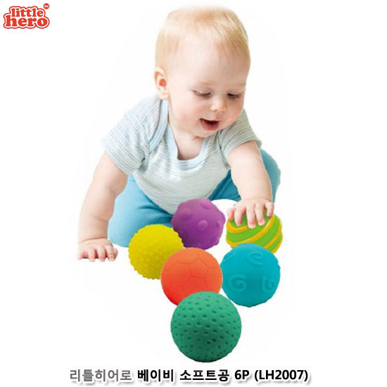 리틀히어로 베이비 소프트공6P (LH2007)