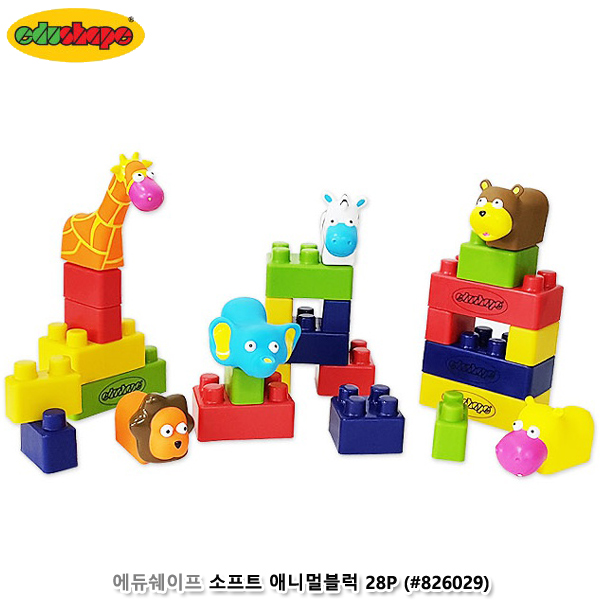 에듀쉐이프 소프트 애니멀블럭 28P (no.826029)