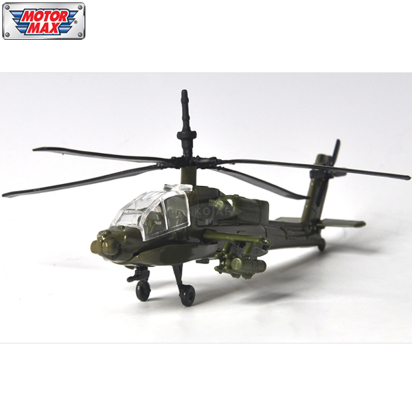모터맥스 1/100 보잉 AH-64 아파치 롱보우 헬리콥터 (#77019)