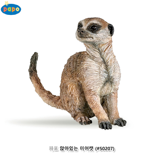 파포 (모형완구) 앉아있는 미어캣 (no.50207)