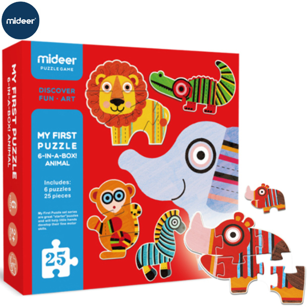 MIDEER 처음해보는 동물퍼즐놀이 (KMD0078)