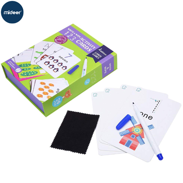 MIDEER 쓰고지우는 활동카드 숫자 (KMD1031)